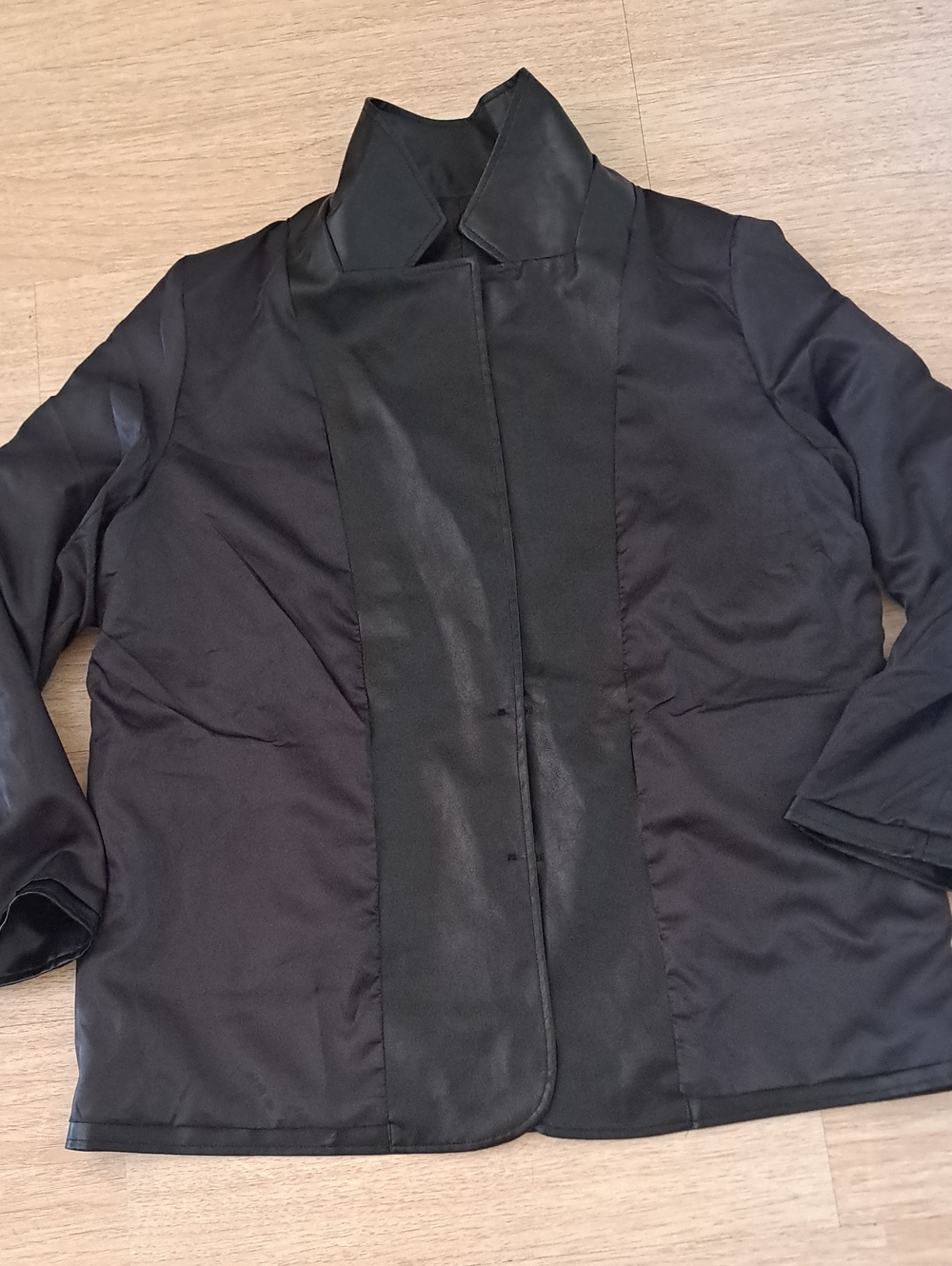 AUTOMET Women's Leather Jackets Black Tailored Blazer - Picture 12 of 13